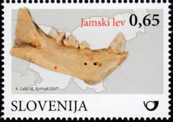 Slovenia year 2017 Prehistoric animals - Cave Leon 1v MNH