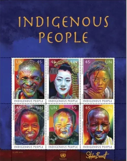 UN New York stamps year 2012 Art - Indigenous People MNH