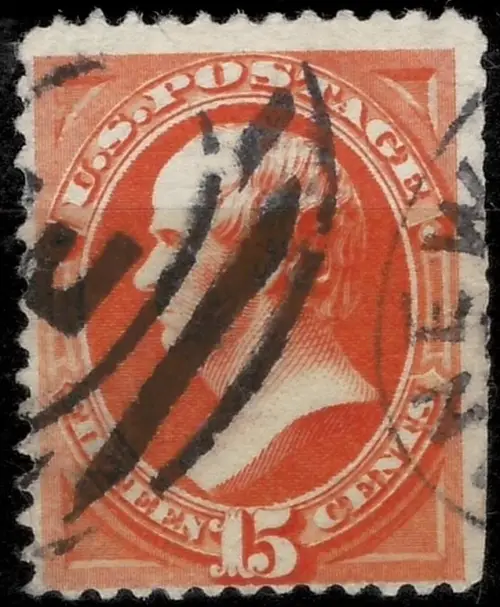 USA Stamp year 1870/74 15c Daniel Webster used