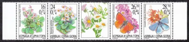 Serbia year 2004 Flora and Fauna stamps set