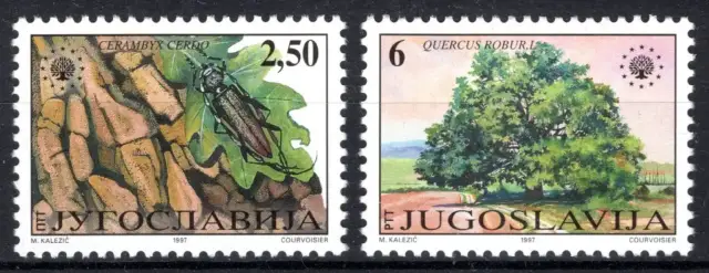 Yugoslavia - Serbia postage stamps year 1997 European Nature Conservation