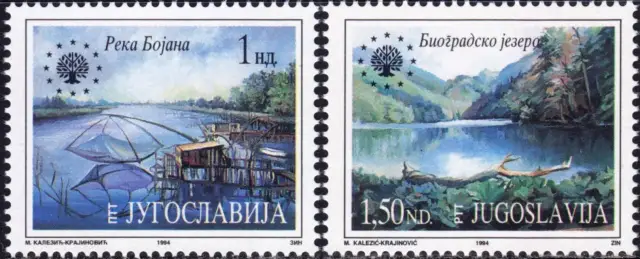 Yugoslavia - Serbia stamps year 1994 European Nature Conservation