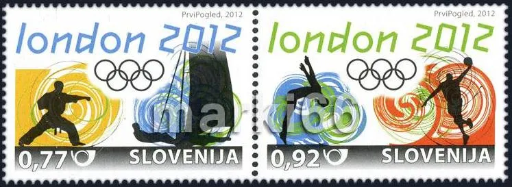 Slovenia year 2012 stamps Olympic games London set MNH