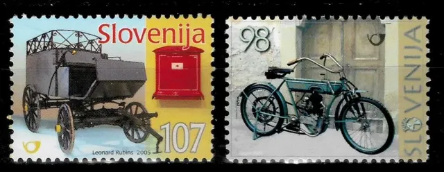 Slovenia year 2005 Slovenia motor vehicles stamps MNH