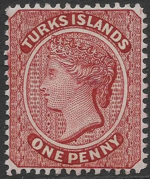 Turks Caicos Islands stamp year 1985/89 - QV 1 Penny MNH