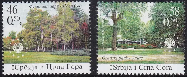 Yugoslavia year 2006 stamps - European Nature Protection MNH
