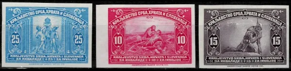Yugoslavia postage stamps year 1921 American Banknote issue
