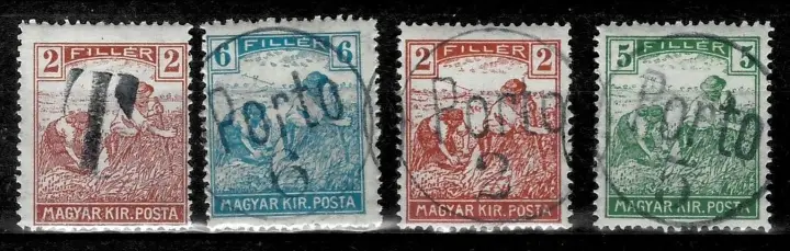 Hungary Postage due stamps – year 1919/20 Porto lot
