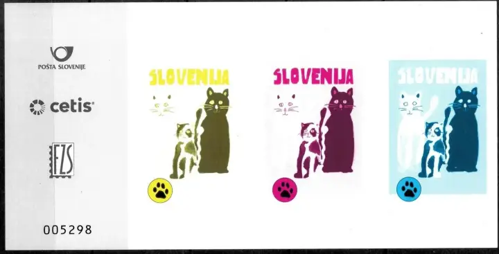 Slovenia stamps year 2006 Europa Cept Cats - Essay