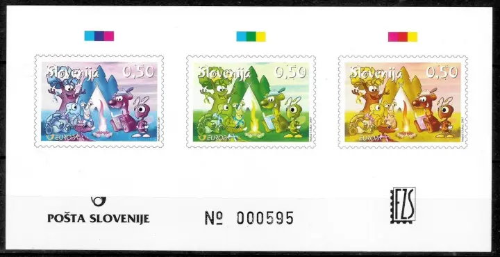 Slovenia stamps year 2007 Slovenia Europa CEPT Scouts - Essay 