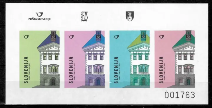Slovenia stamps year 2017 Architecture in Slovenia - Magistrat