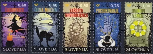 Slovenia stamps year 2018 Popular Superstition and Magic in Slovenia